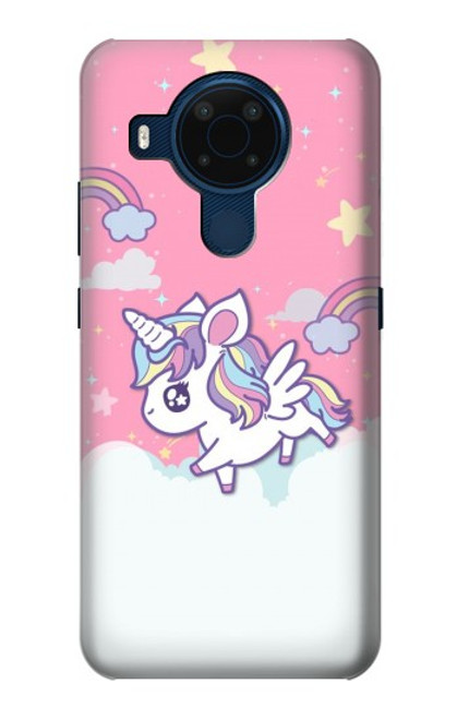 S3518 Unicorn Cartoon Funda Carcasa Case para Nokia 5.4