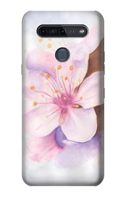 S1415 Sakura Blossom Art Funda Carcasa Case para LG K51S