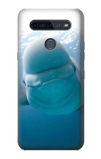 S1801 Beluga Whale Smile Whale Funda Carcasa Case para LG K51S