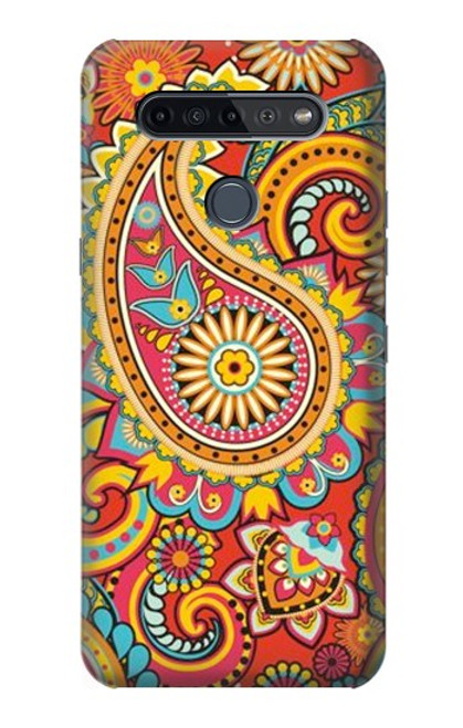 S3402 Floral Paisley Pattern Seamless Funda Carcasa Case para LG K51S