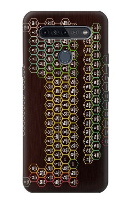 S3544 Neon Honeycomb Periodic Table Funda Carcasa Case para LG K51S