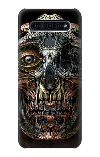 S1685 Steampunk Skull Head Funda Carcasa Case para LG K41S