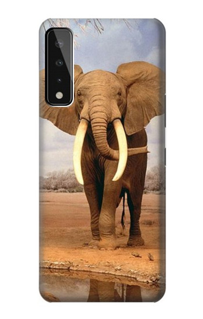 S0310 African Elephant Funda Carcasa Case para LG Stylo 7 4G