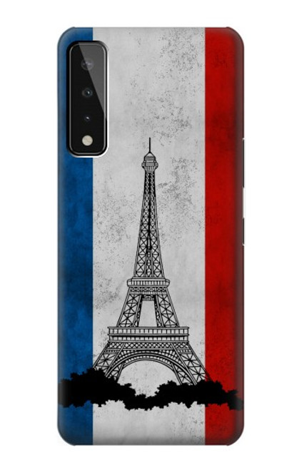 S2859 Vintage France Flag Eiffel Tower Funda Carcasa Case para LG Stylo 7 4G