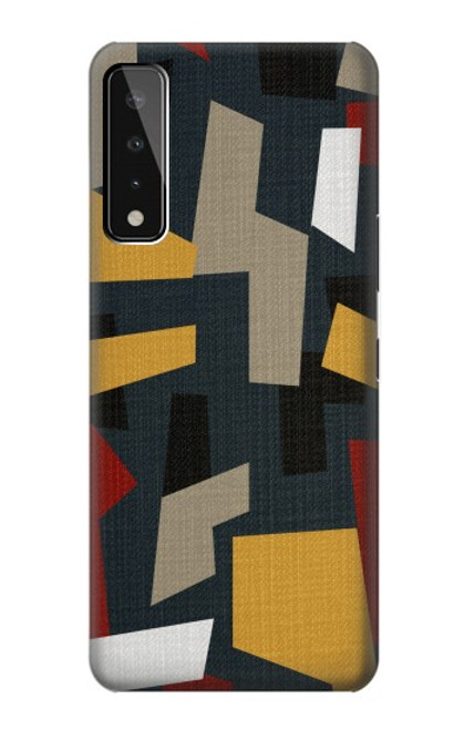 S3386 Abstract Fabric Texture Funda Carcasa Case para LG Stylo 7 4G