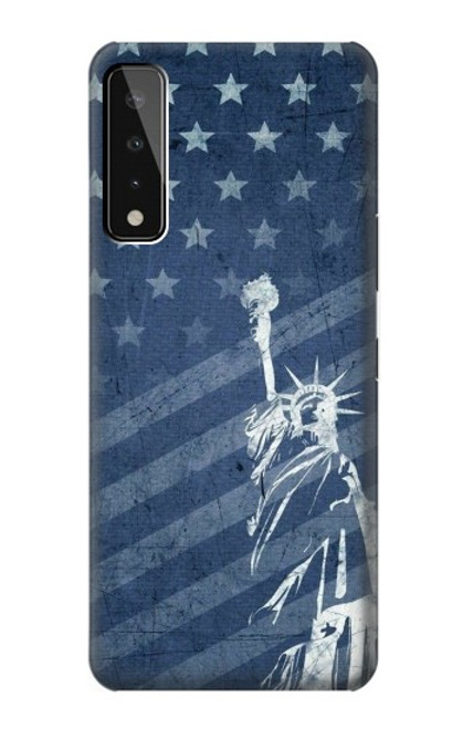 S3450 US Flag Liberty Statue Funda Carcasa Case para LG Stylo 7 4G