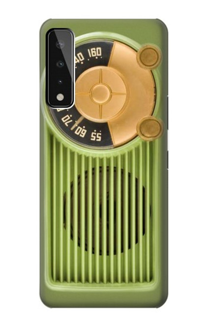 S2656 Vintage Bakelite Radio Green Funda Carcasa Case para LG Stylo 7 5G