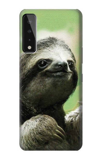 S2708 Smiling Sloth Funda Carcasa Case para LG Stylo 7 5G