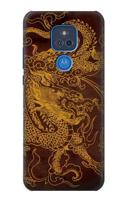 S2911 Chinese Dragon Funda Carcasa Case para Motorola Moto G Play (2021)