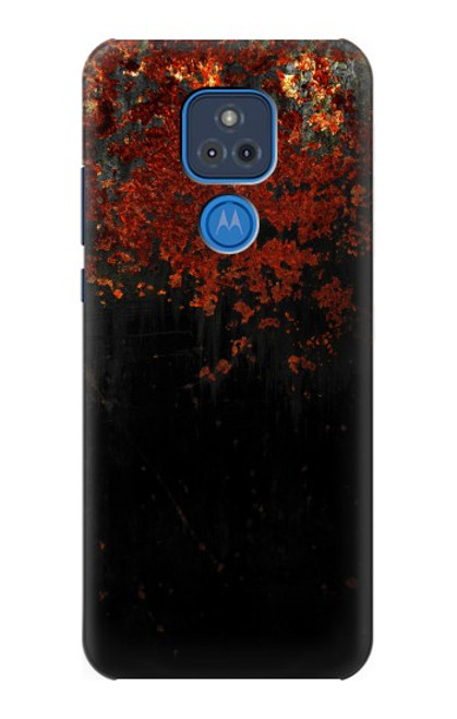 S3071 Rusted Metal Texture Graphic Funda Carcasa Case para Motorola Moto G Play (2021)