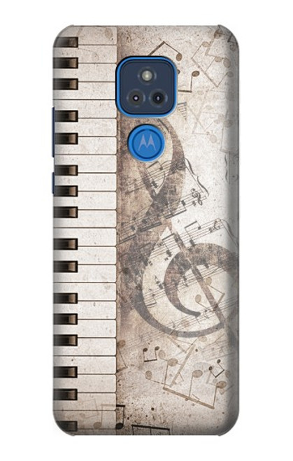 S3390 Music Note Funda Carcasa Case para Motorola Moto G Play (2021)