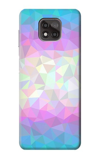 S3747 Trans Flag Polygon Funda Carcasa Case para Motorola Moto G Power (2021)