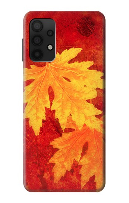 S0479 Maple Leaf Funda Carcasa Case para Samsung Galaxy A32 4G