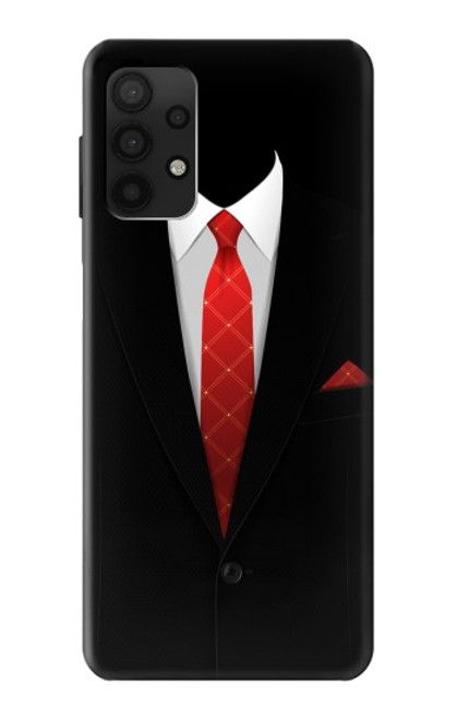 S1805 Black Suit Funda Carcasa Case para Samsung Galaxy A32 4G