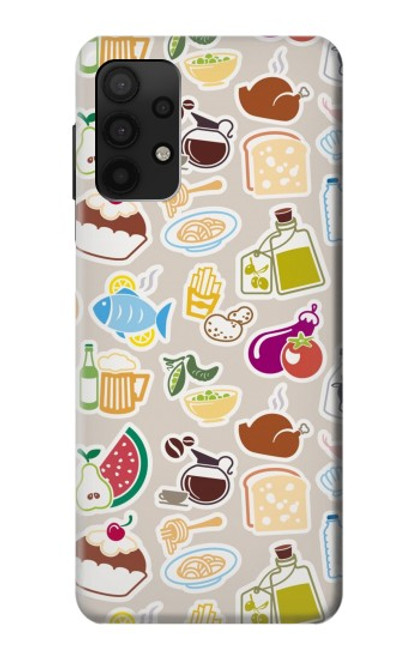 S2321 Food and Drink Seamless Funda Carcasa Case para Samsung Galaxy A32 4G