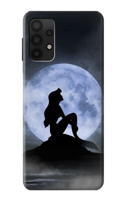 S2668 Mermaid Silhouette Moon Night Funda Carcasa Case para Samsung Galaxy A32 4G