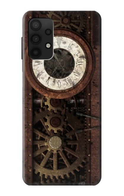 S3221 Steampunk Clock Gears Funda Carcasa Case para Samsung Galaxy A32 4G