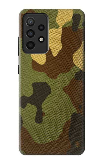 S1602 Camo Camouflage Graphic Printed Funda Carcasa Case para Samsung Galaxy A52, Galaxy A52 5G