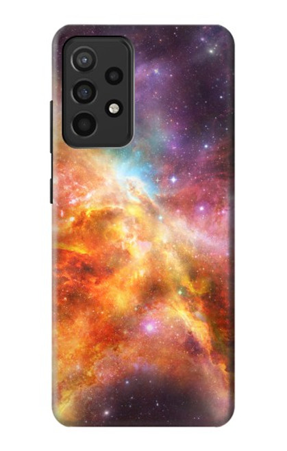 S1963 Nebula Rainbow Space Funda Carcasa Case para Samsung Galaxy A52, Galaxy A52 5G