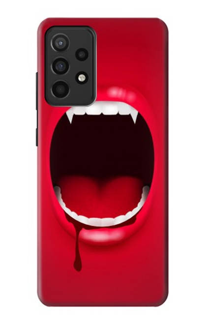 S2103 Vampire Mouth Funda Carcasa Case para Samsung Galaxy A52, Galaxy A52 5G