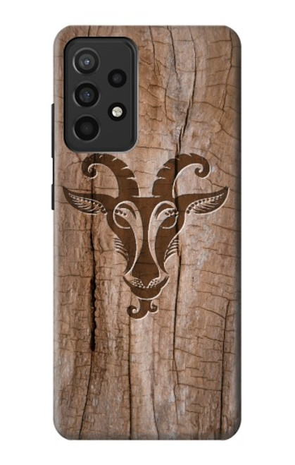 S2183 Goat Wood Graphic Printed Funda Carcasa Case para Samsung Galaxy A52, Galaxy A52 5G