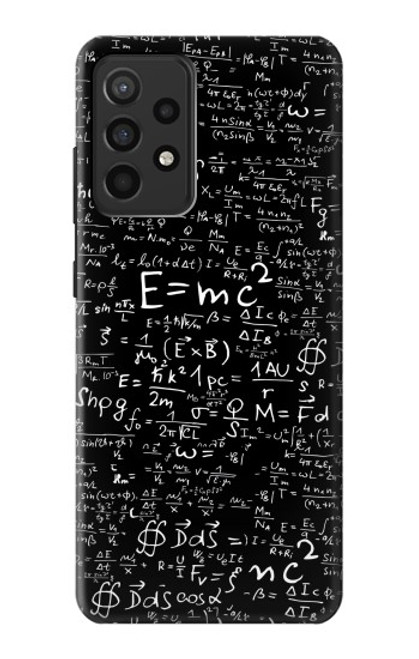 S2574 Mathematics Physics Blackboard Equation Funda Carcasa Case para Samsung Galaxy A52, Galaxy A52 5G