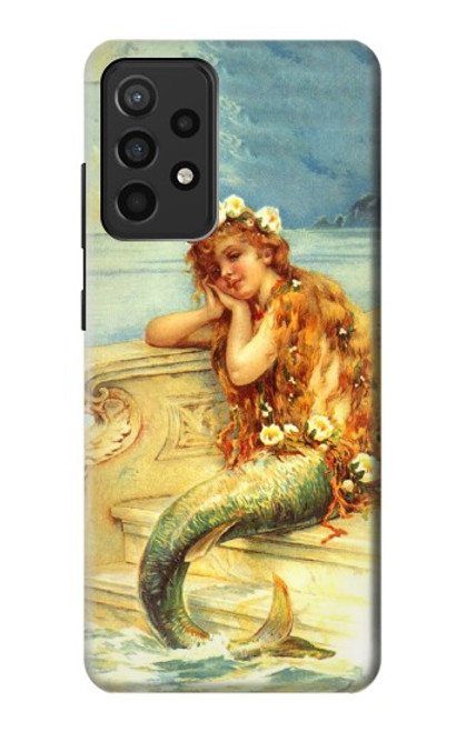 S3184 Little Mermaid Painting Funda Carcasa Case para Samsung Galaxy A52, Galaxy A52 5G