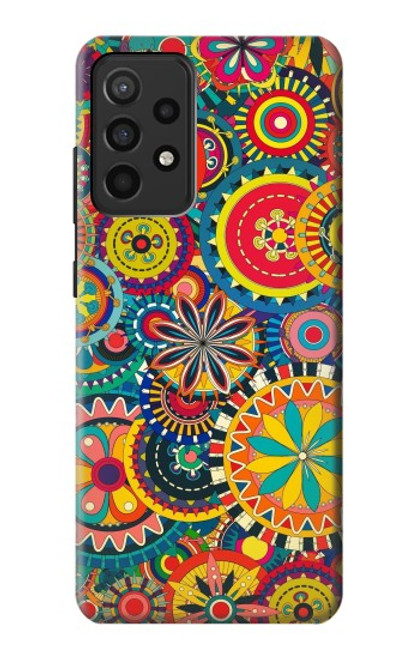 S3272 Colorful Pattern Funda Carcasa Case para Samsung Galaxy A52, Galaxy A52 5G