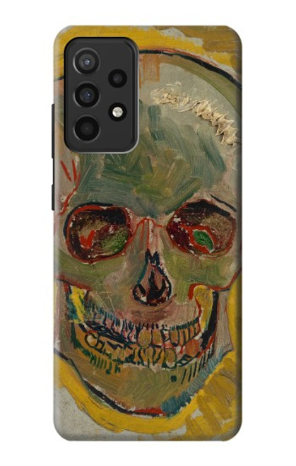 S3359 Vincent Van Gogh Skull Funda Carcasa Case para Samsung Galaxy A52, Galaxy A52 5G