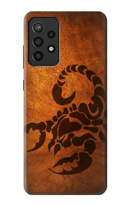 S0683 Scorpion Tattoo Funda Carcasa Case para Samsung Galaxy A72, Galaxy A72 5G