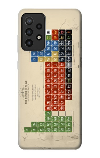 S1695 The Periodic Table of Middle Earth Funda Carcasa Case para Samsung Galaxy A72, Galaxy A72 5G