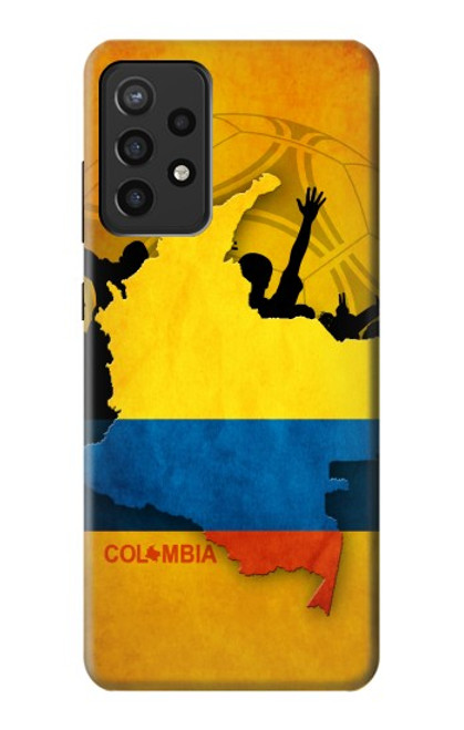 S2996 Colombia Football Soccer Funda Carcasa Case para Samsung Galaxy A72, Galaxy A72 5G