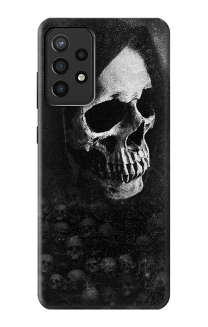 S3333 Death Skull Grim Reaper Funda Carcasa Case para Samsung Galaxy A72, Galaxy A72 5G