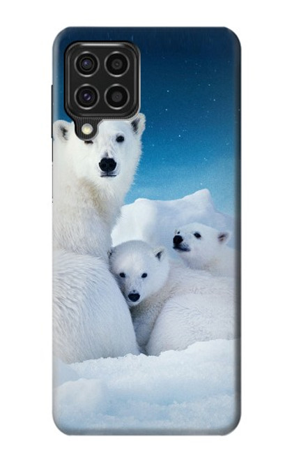 S0285 Polar Bear Family Arctic Funda Carcasa Case para Samsung Galaxy F62