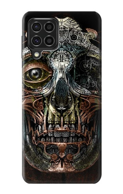 S1685 Steampunk Skull Head Funda Carcasa Case para Samsung Galaxy F62