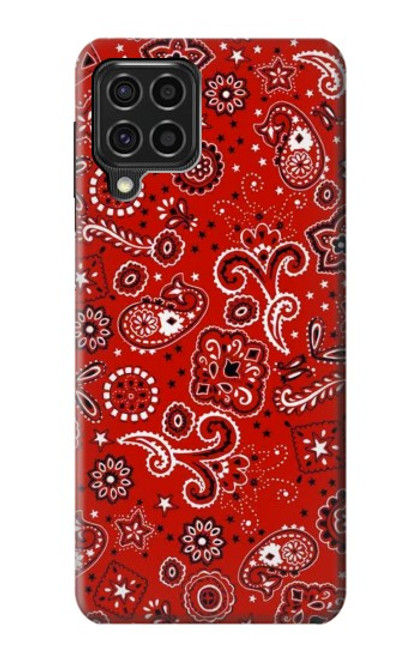 S3354 Red Classic Bandana Funda Carcasa Case para Samsung Galaxy F62