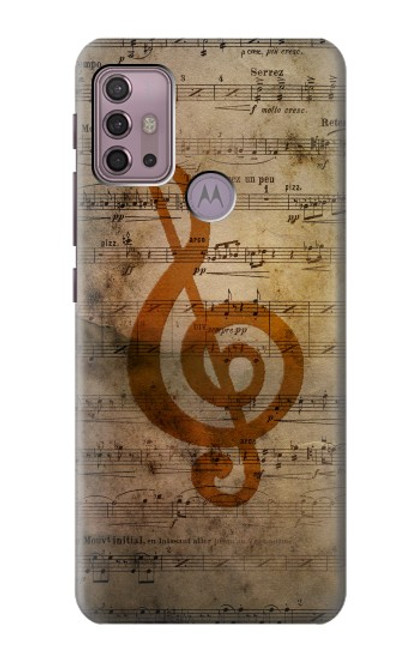 S2368 Sheet Music Notes Funda Carcasa Case para Motorola Moto G30, G20, G10