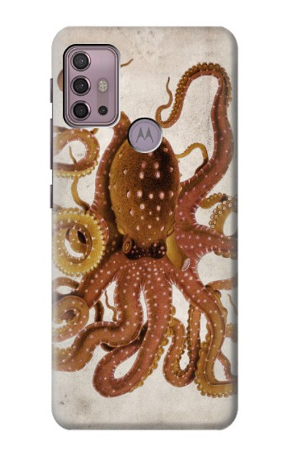 S2801 Vintage Octopus Funda Carcasa Case para Motorola Moto G30, G20, G10