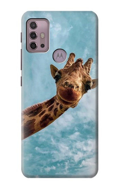 S3680 Cute Smile Giraffe Funda Carcasa Case para Motorola Moto G30, G20, G10