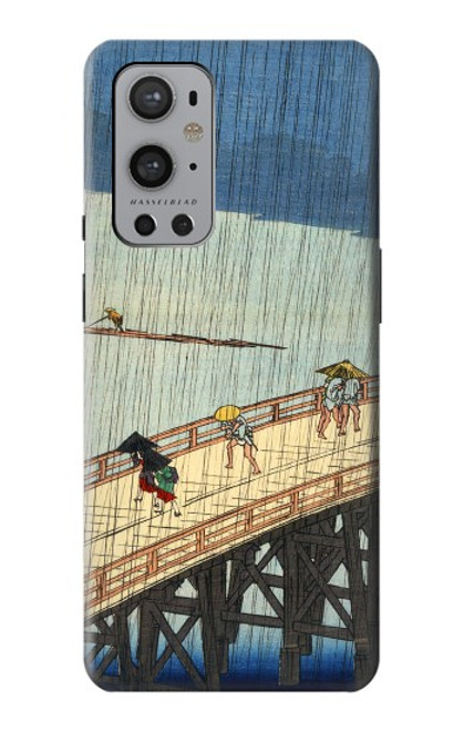 S3347 Utagawa Hiroshige Sudden shower Funda Carcasa Case para OnePlus 9 Pro