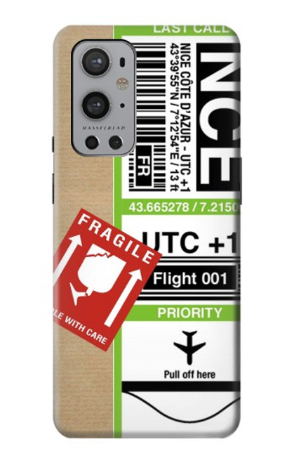 S3543 Luggage Tag Art Funda Carcasa Case para OnePlus 9 Pro