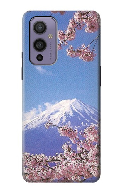 S1060 Mount Fuji Sakura Cherry Blossom Funda Carcasa Case para OnePlus 9