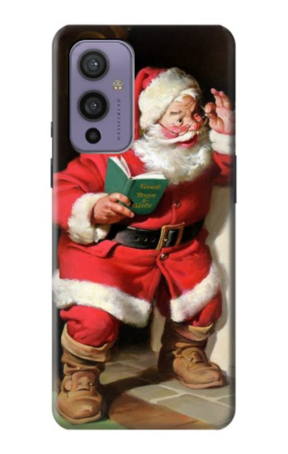 S1417 Santa Claus Merry Xmas Funda Carcasa Case para OnePlus 9