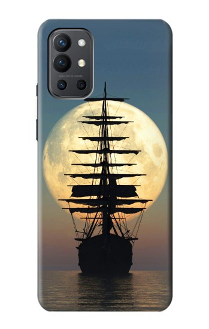 S2897 Pirate Ship Moon Night Funda Carcasa Case para OnePlus 9R