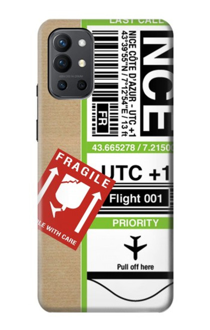 S3543 Luggage Tag Art Funda Carcasa Case para OnePlus 9R