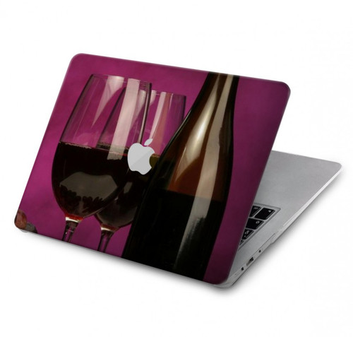 S0910 Red Wine Funda Carcasa Case para MacBook Air 13″ - A1932, A2179, A2337