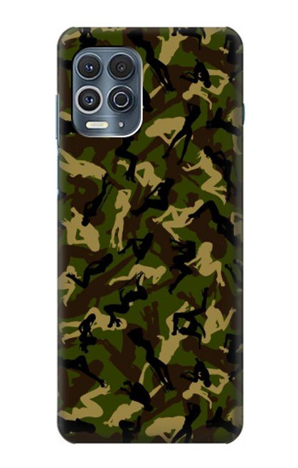 S3356 Sexy Girls Camo Camouflage Funda Carcasa Case para Motorola Edge S