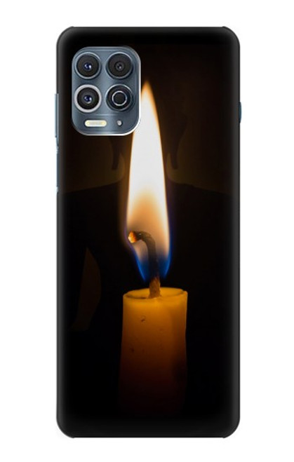 S3530 Buddha Candle Burning Funda Carcasa Case para Motorola Edge S