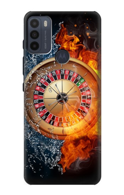 S2289 Roulette Casino Gamble Funda Carcasa Case para Motorola Moto G50