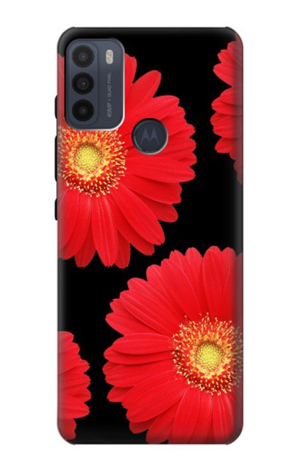 S2478 Red Daisy flower Funda Carcasa Case para Motorola Moto G50